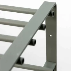 Wohnen Schuhschränke|Wohnzimmer-Regale*70x49x29 Schuhregal aus Stahl in Graugrün - Citro