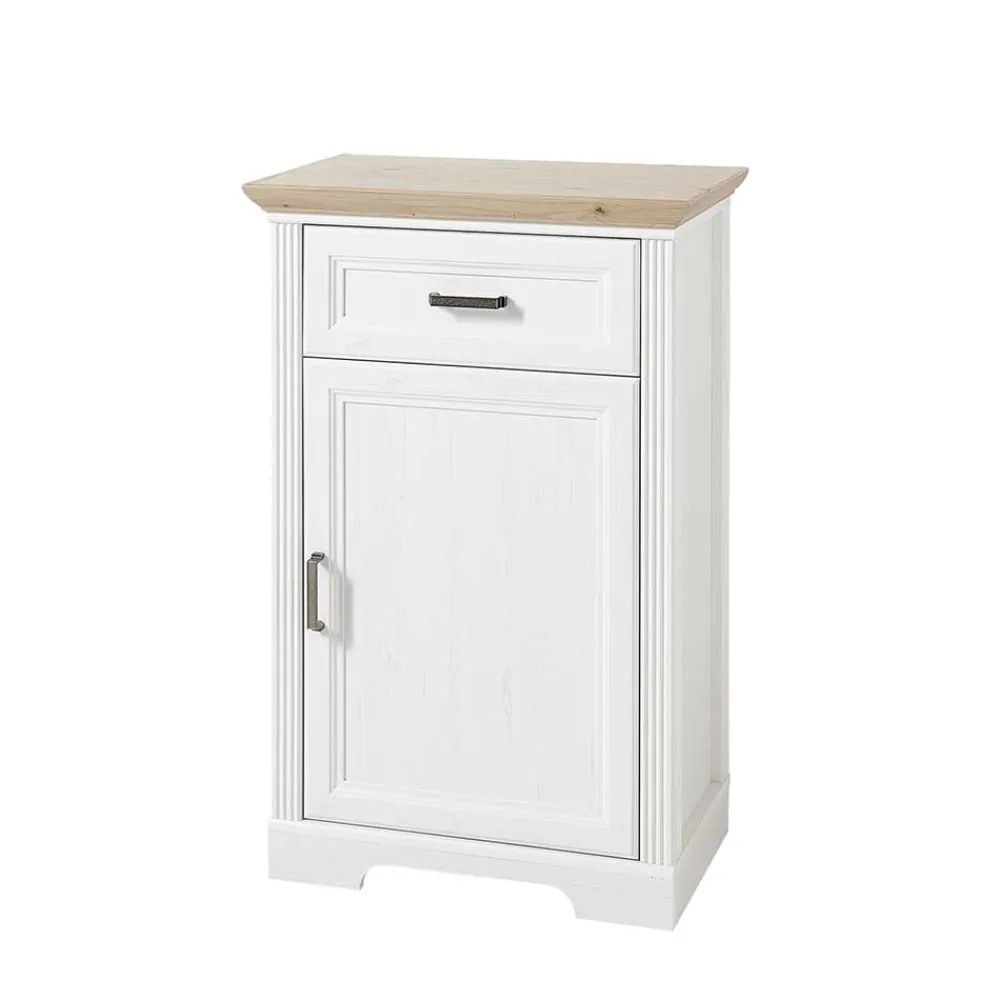 Wohnen 65x102x41 Schuhschrank im Landhaus Stil - Nurelcas