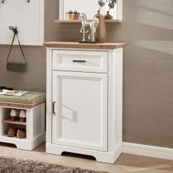 Wohnen 65x102x41 Schuhschrank im Landhaus Stil - Nurelcas