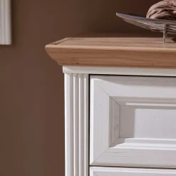 Wohnen 65x102x41 Schuhschrank im Landhaus Stil - Nurelcas