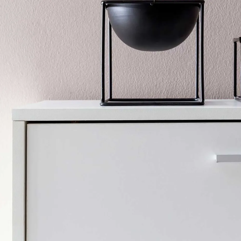 Wohnen 120x81x24 Schuhschrank mit 4 Klappen - Tudan