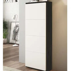 Wohnen Schuhschränke*60x154x37 Schuhschrank mit 4 Schuhwalzen - Abapo