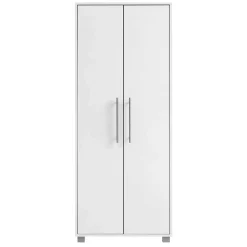 Wohnen 65x164x30 Schuhschrank mit Doppeltür in Weiß - Yoco