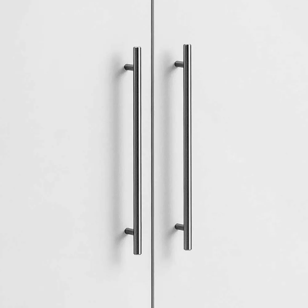 Wohnen 65x164x30 Schuhschrank mit Doppeltür in Weiß - Yoco