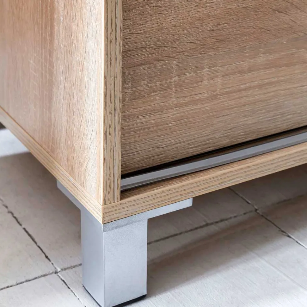 Wohnen 100x108x38 Schuhschrank mit Schiebetüren - Mavricara