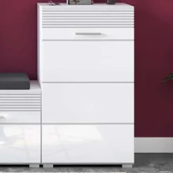 Wohnen 55x96x37 Schuhschrank mit Tür - Sumatra