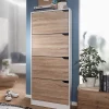 Wohnen Schuhschränke*60x15x24 Schuhschrank mit vier Klippfächern - Melks