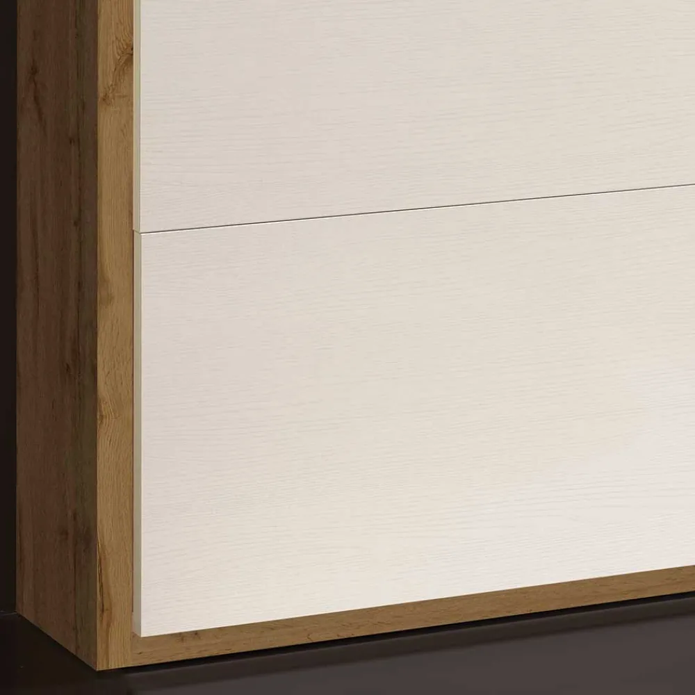 Wohnen 106x83x27 Schuhschrank mit zwei Schuhklappen - Sua