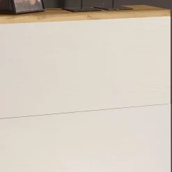 Wohnen 106x83x27 Schuhschrank mit zwei Schuhklappen - Sua