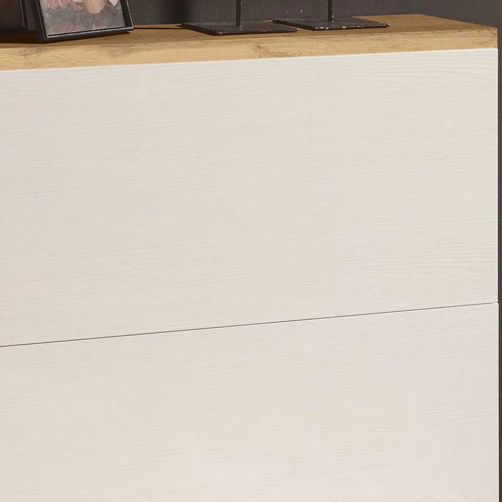 Wohnen 106x83x27 Schuhschrank mit zwei Schuhklappen - Sua