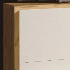 Wohnen 106x83x27 Schuhschrank mit zwei Schuhklappen - Sua