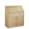 Wohnen Esszimmerschränke|Tische*88x101x44 Sekretär mit Eiche Furnier - Bruce