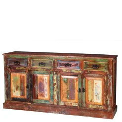 Wohnen Sideboards|Designermöbel*160x80x40 Shabby Chic Sideboard auf Sockel - Jamaica