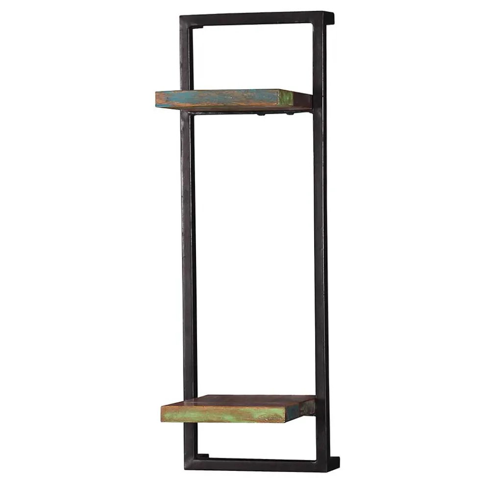 Wohnen 35x65x25 Shabby Wandregal mit 2 Böden - Jamaica