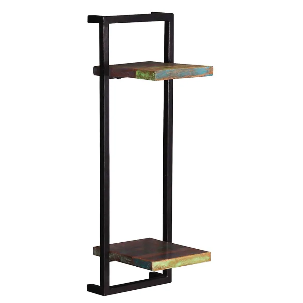 Wohnen 35x65x25 Shabby Wandregal mit 2 Böden - Jamaica