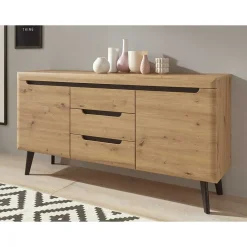 Wohnen Küchenschränke|Sideboards*160x83x40 Sideboard im Skandi Chic modern - Olcian