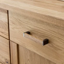 Wohnen 165x87x44 Sideboard in Asteiche auf Sockel - Zamron