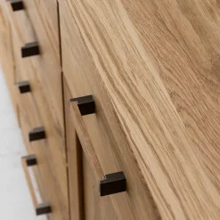 Wohnen 165x87x44 Sideboard in Asteiche auf Sockel - Zamron