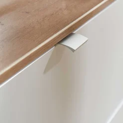 Wohnen 240x77x44 Sideboard in Graugrün und Wildeiche - Yoan