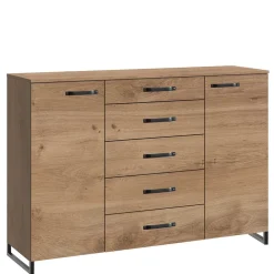 Wohnen 162x102x41 Sideboard mit 5 Schubladen & 2 Türen - Casai