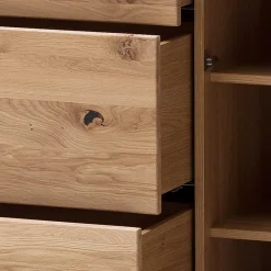 Wohnen 180x78x44 Sideboard mit Furnier Eiche Bianco - Crupean