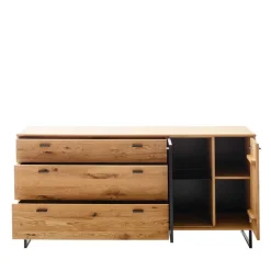 Wohnen 180x86x44 Sideboard mit Metall Bügelgestell - Flacona