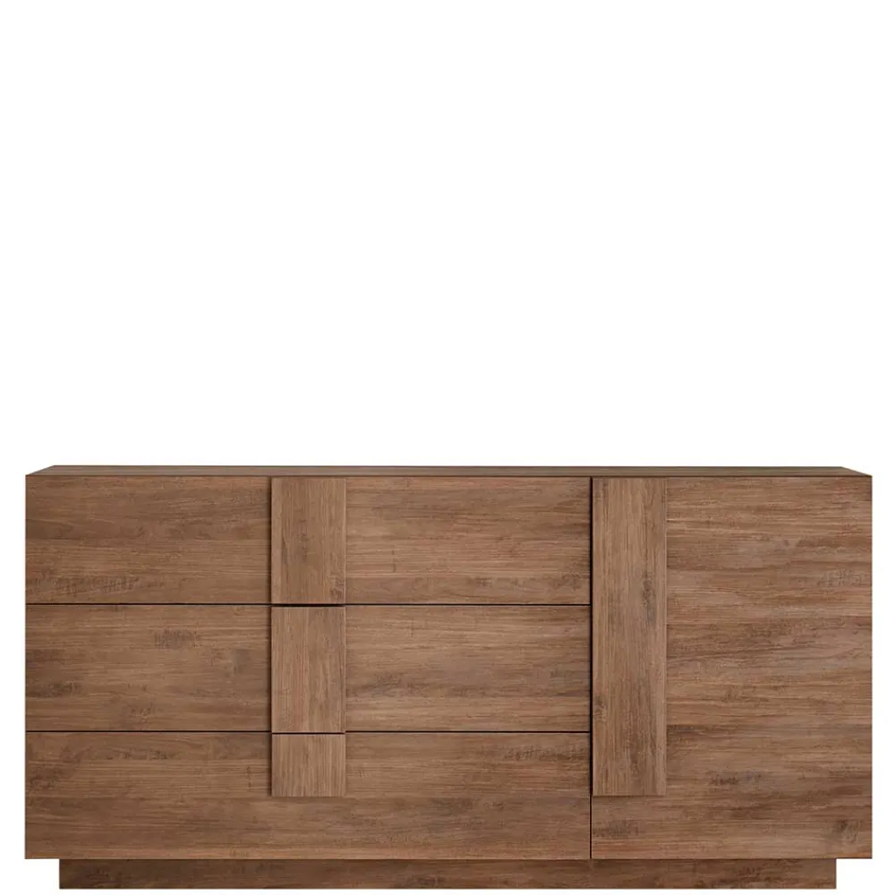 Wohnen 181x90x44 Sideboard mit sechs Schubladen & Tür - Basento
