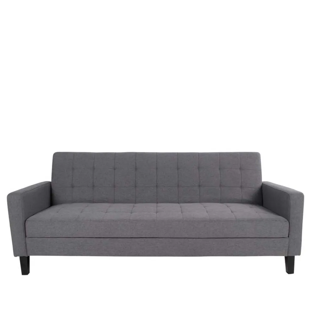 Wohnen 204x81x85 3-Sitzer Schlafsofa in Grau - Industry