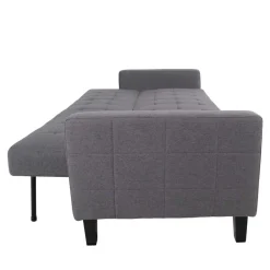 Wohnen 204x81x85 3-Sitzer Schlafsofa in Grau - Industry