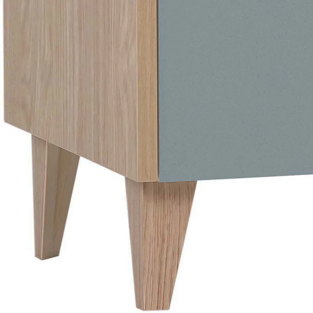 Wohnen 30x90x33 Skandi Bad Unterschrank in Hellblau - Settas