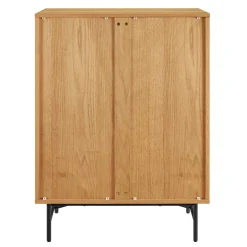 Wohnen 80x113x40 Skandi Hochkommode in Eiche - Piassona