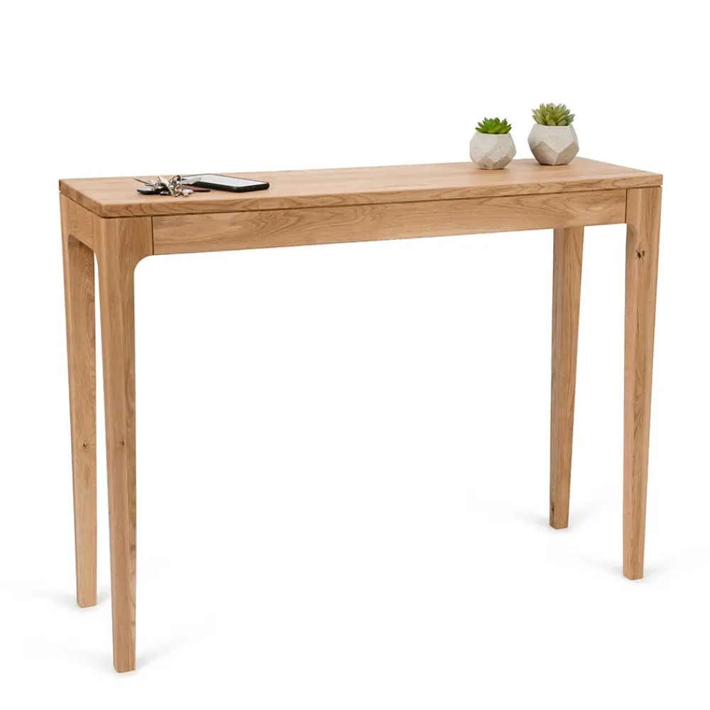 Wohnen Telefontische*100x80x30 Skandi Konsoltisch aus Massivholz - Tenerife