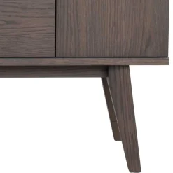 Wohnen 150x85x40 Skandi Sideboard in Eiche Dunkelbraun - Lomarios