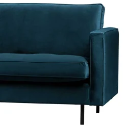 Wohnen Sofas|Sofa*275x83x88 Sofa mit blauem Bezug aus Samt - Cumagon