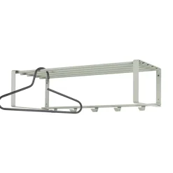 Wohnen 70x19x29 Stahlgarderobe in Graugrün lackiert - Itulian