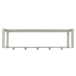 Wohnen 70x19x29 Stahlgarderobe in Graugrün lackiert - Itulian