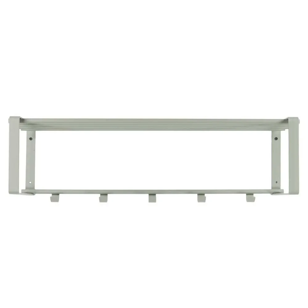 Wohnen 70x19x29 Stahlgarderobe in Graugrün lackiert - Itulian