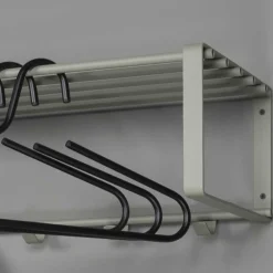 Wohnen 70x19x29 Stahlgarderobe in Graugrün lackiert - Itulian