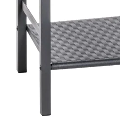 Wohnen Schuhschränke*40x137x28 Stahlregal in Grau pulverbeschichtet - Nadiola