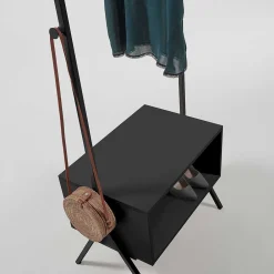 Wohnen 74x180x42 Standgarderobe mit Schuhablage - Bados