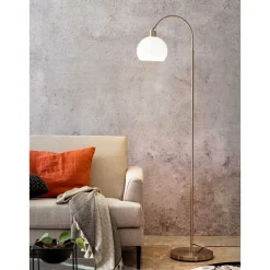 Wohnen 28x153x60 Stehleuchte mit Kunststoff Schirm - Castilian