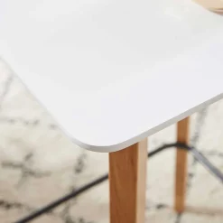 Wohnen 61x110x61 Stehtisch quadratisch mit Fußablage - Soveca