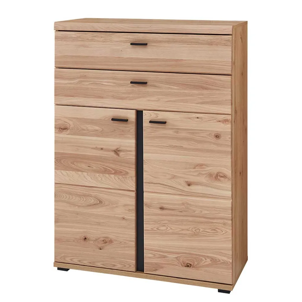Wohnen Büroschränke*90x124x38 Teilmassiver Büroschrank modern - Emly