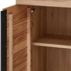 Wohnen Büroschränke*90x124x38 Teilmassiver Büroschrank modern - Emly