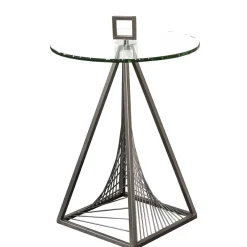 Wohnen 45x57x45 Tisch mit Design Pyramiden Gestell - Soveltra