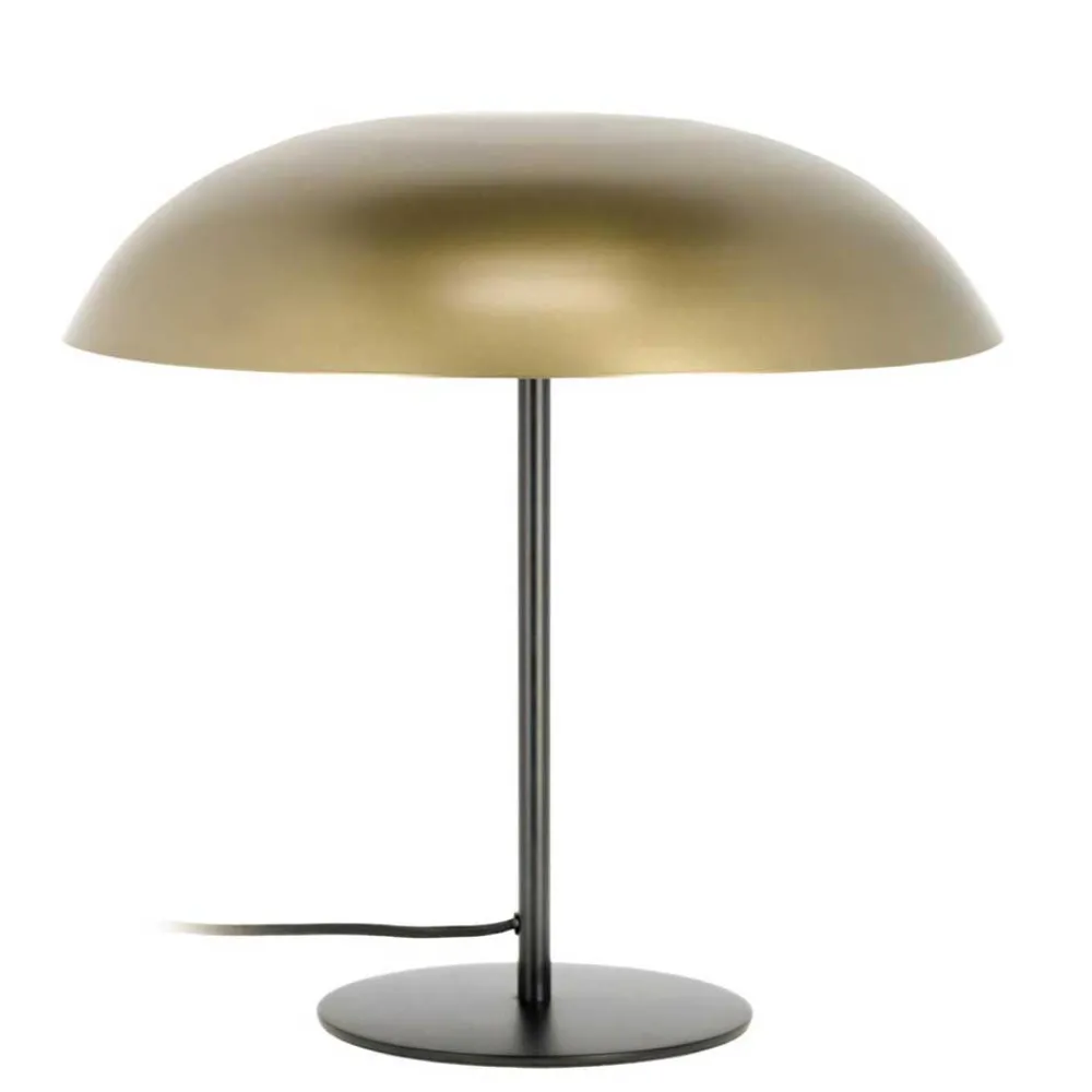 Wohnen 33x34x33 Tischleuchte im Pilz Design in Messing - Jaitur