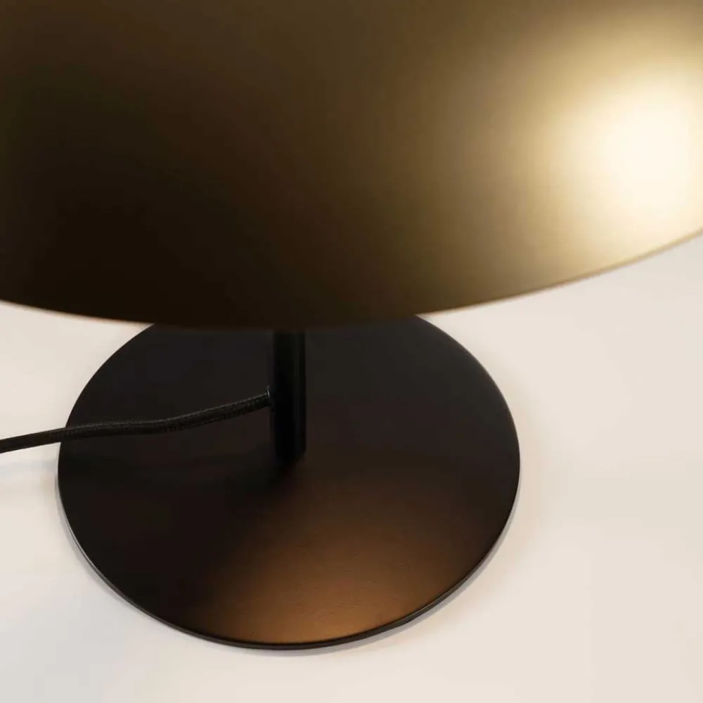 Wohnen 33x34x33 Tischleuchte im Pilz Design in Messing - Jaitur