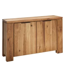 Wohnen Küchenschränke|Sideboards & Kommoden*130x8x45 Türen-Kommode aus geölter Wildeiche - Sympatia