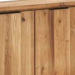 Wohnen Küchenschränke|Sideboards & Kommoden*130x8x45 Türen-Kommode aus geölter Wildeiche - Sympatia