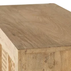 Wohnen 90x90x40 Türen-Kommode mit Ethno Flair - Valuta